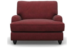 Heart of House Adeline Fabric Chair - Wine